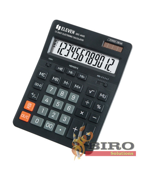 Calculator Eleven SDC 444 S, negru, (153x199x31 mm)
