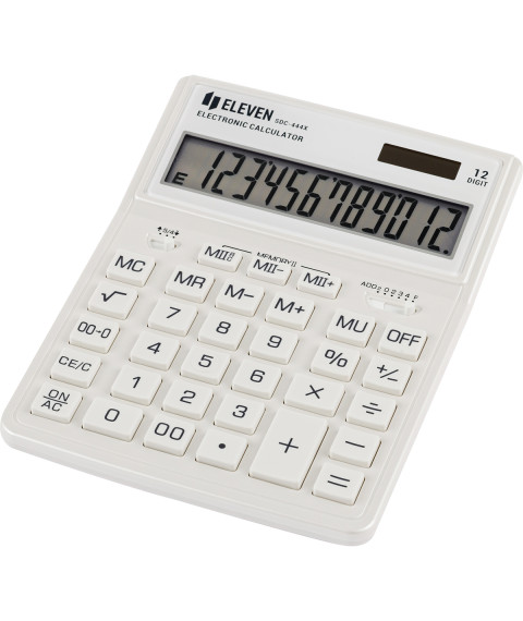 Calculator Eleven SDC 444 WH, alb, (155x204x33 mm)