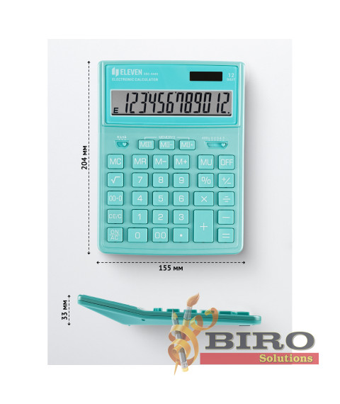 Calculator Eleven SDC 444XGN, turcoaz, (155x204x33 mm)