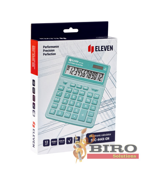 Calculator Eleven SDC 444XGN, turcoaz, (155x204x33 mm)