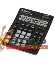 Calculator Eleven SDC554S, 14 digits, negru