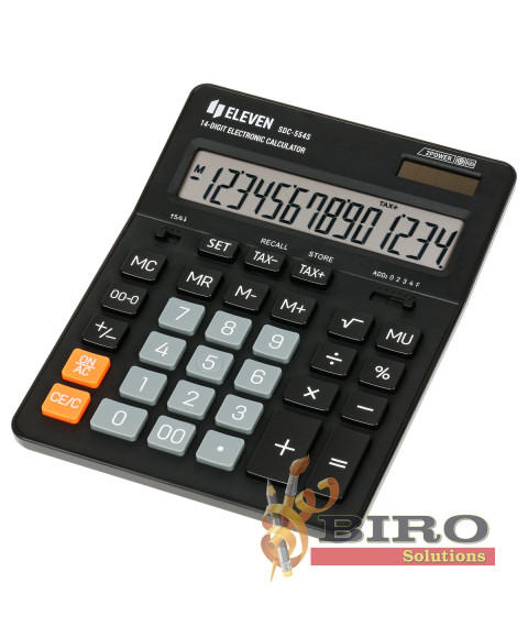 Calculator Eleven SDC554S, 14 digits, negru