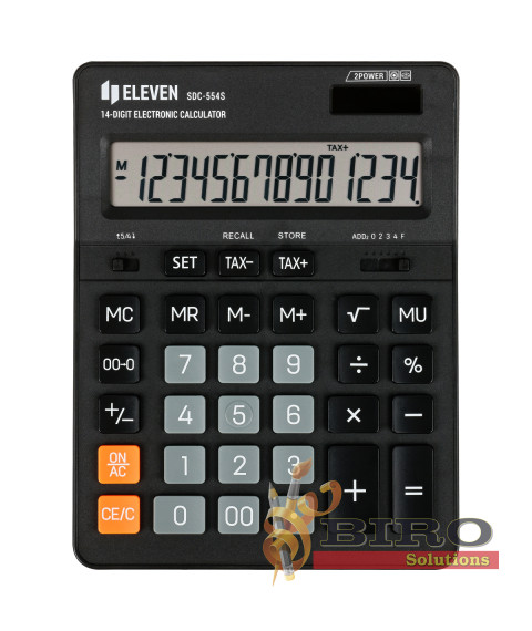 Calculator Eleven SDC554S, 14 digits, negru