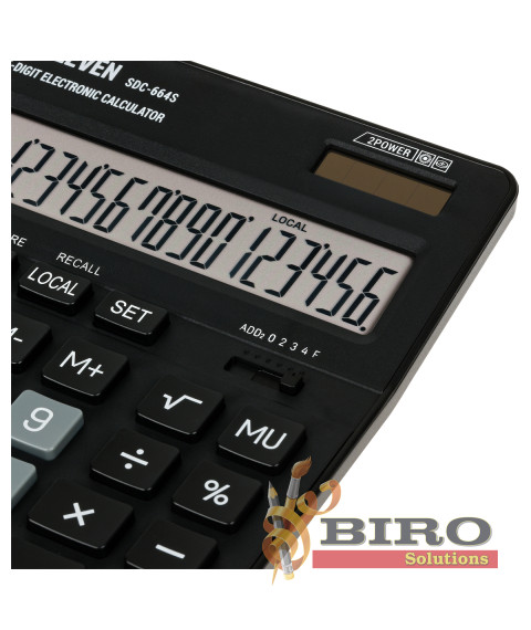 Calculator Eleven SDC664S, 16 digits, negru