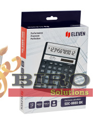 Calculator Eleven SDC888XBK, 12 digits, negru-argintiu, (203x158x31mm)