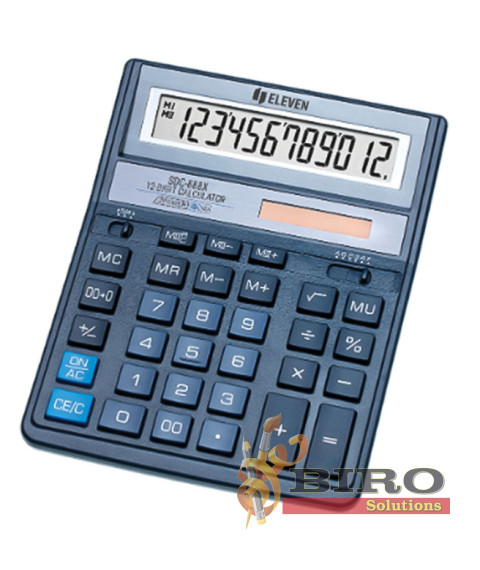Calculator Eleven SDC888XBL, albastru – 12 cifre (203x158x31mm)