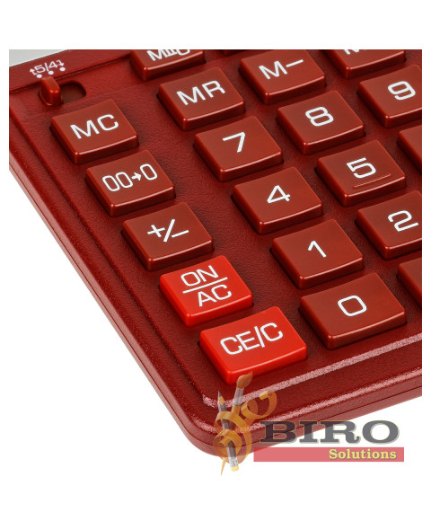 Calculator Eleven SDC888XRD, rosu – 12 cifre (203x158x31mm)