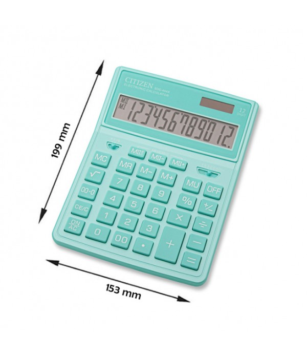 Calculator Citizen SDC-444X, turcoaz