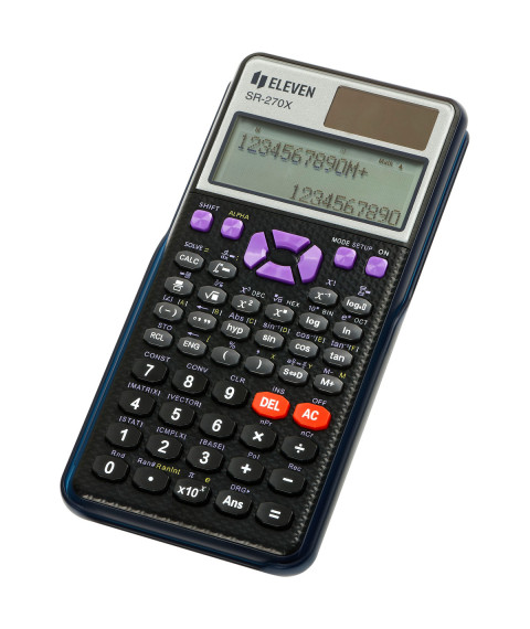 Calculator stiintific Eleven SR270X, 4 linii, negru
