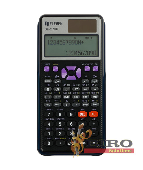 Calculator stiintific Eleven SR270X, 4 linii, negru