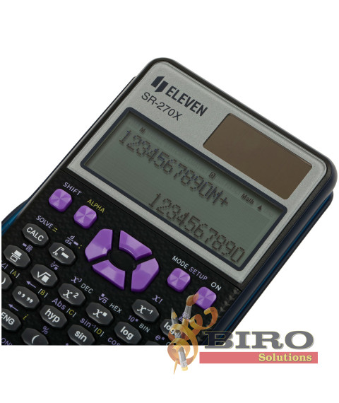 Calculator stiintific Eleven SR270X, 4 linii, negru