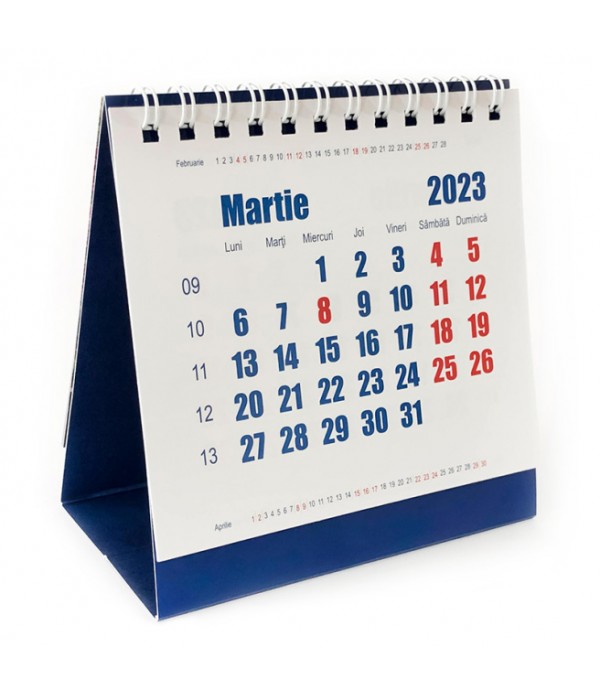 Calendar de masă cu spirală 2023