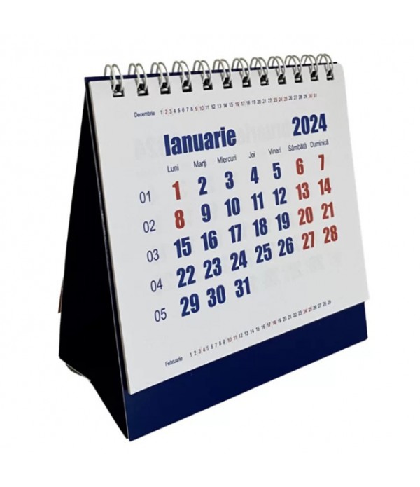 Calendar de masă Cascadă, 2024, 11x11.5x6 cm, BV40697