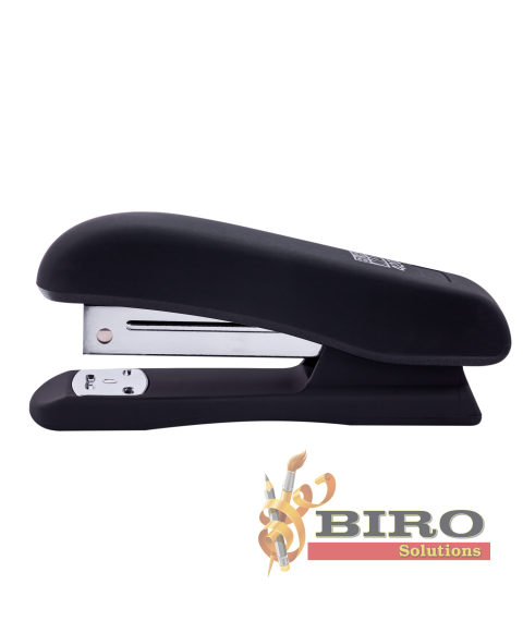 Capsator, RUBBER TOUCH, 20 foi, (capse nr. 24; 26), 127x54x33 mm, negru