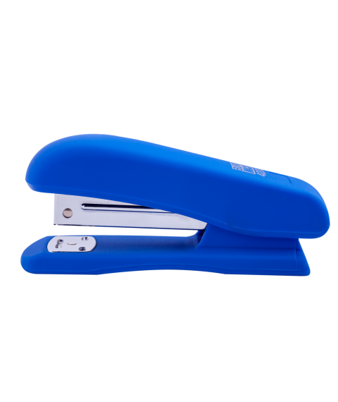 Capsator, RUBBER TOUCH, 20 foi, (capse nr. 24; 26), 127x54x33 mm, albastru