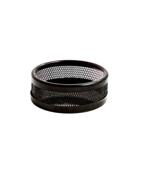 Suport pentru clame, din metal, tip plasă, negru