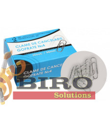 Clame de cancelarie 50 mm Gofrate 50 buc.