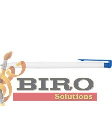 Pix cu bilă Economix promo HAVANA, corp alb-albastru, scrie albastru