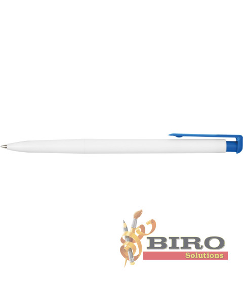 Pix cu bilă Economix promo HAVANA, corp alb-albastru, scrie albastru