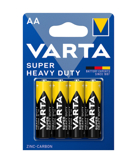 Baterii Varta R6 AA, Zinc-Carbon