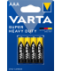 Baterii Varta R3 AAA, Zinc-Carbon