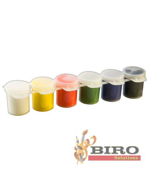 Guașă ZOO 6 culori, 15 ml BLOC
