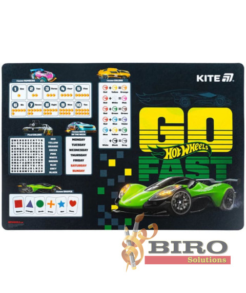 Covoraș de masă Kite Hot Wheels 42,5×29 cm