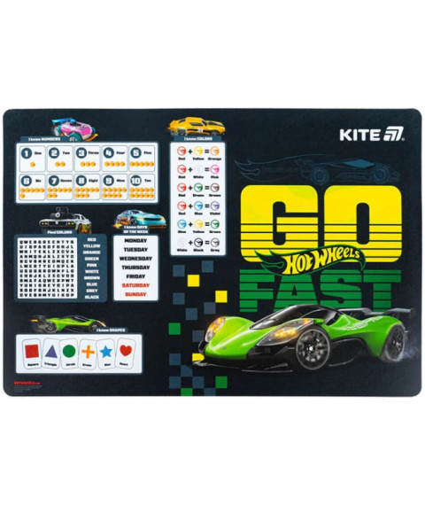 Covoraș de masă Kite Hot Wheels 42,5×29 cm