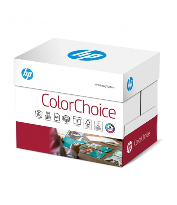 Hârtie pentru tehnica de birou HP Color Choice A4 (160 gr/m, 250 foi) clasa A++
