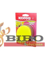 Notițe autoadezive Kores 250 foi (5 culori / OK) K48707