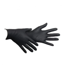 Mănuși din nitril negre, 100 bucăți / cutie