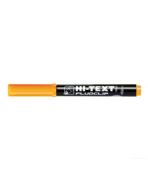 Textmarker orange Hi-Text Fluoclip 7000