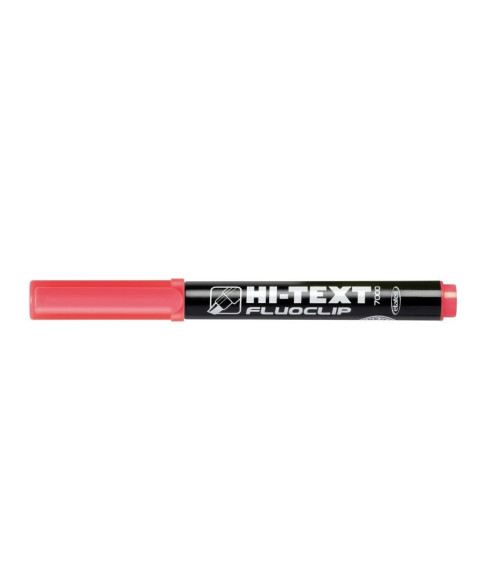 Textmarker roz Hi-Text Fluoclip 7000