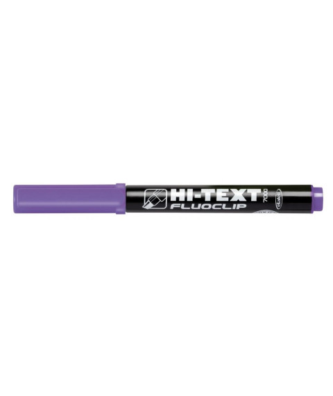 Textmarker violet Hi-Text Fluoclip 7000