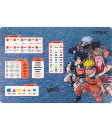 Covoraș pentru masă din plastic Kite Naruto 43×29 cm Covoraș pentru masă din plastic Kite Naruto 43×29 cm
