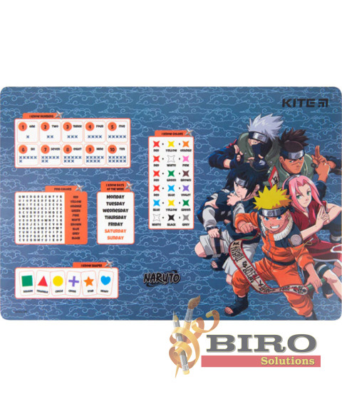 Covoraș pentru masă din plastic Kite Naruto 43×29 cm