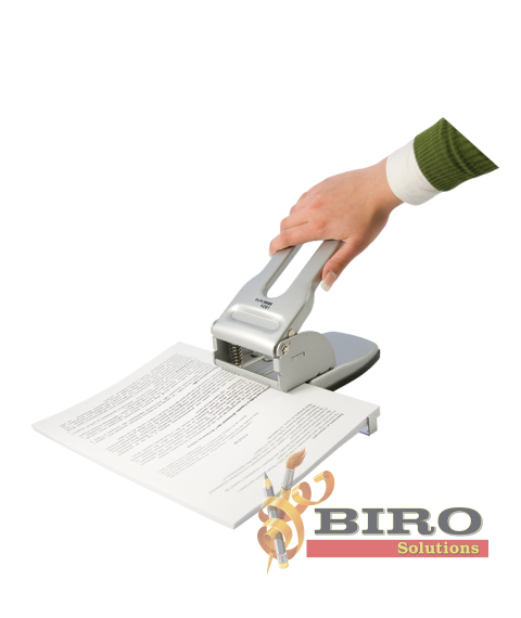 Perforator metalic, până la 70 foi, 205x112x185 mm, negru, BUROMAX