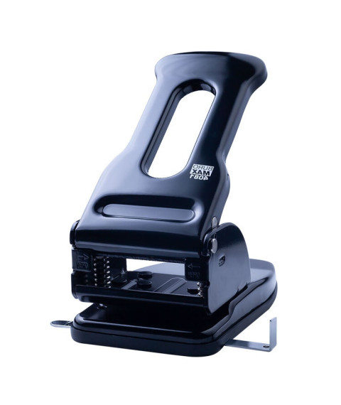 Perforator metalic, până la 70 foi, 205x112x185 mm, negru, BUROMAX
