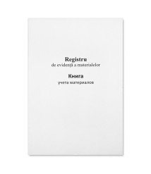 Registru de evidență a materialelor, hârtie offset, 48 foi