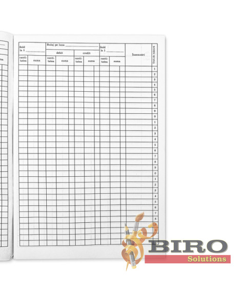 Registru de evidență a materialelor, hârtie offset, 48 foi
