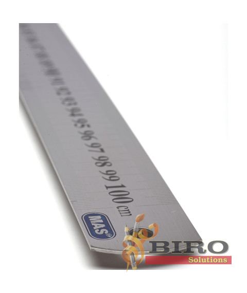 Riglă din metal 100 cm MAS