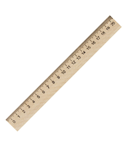 Riglă din lemn 20 cm