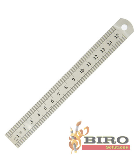 Riglă din metal 15 cm 