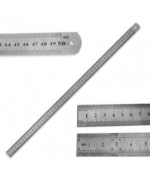 Riglă din metal 50 cm 
