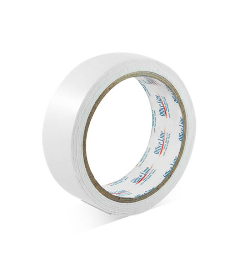 Bandă adezivă dublă buretată, 24mm x 2m, OfficeLine