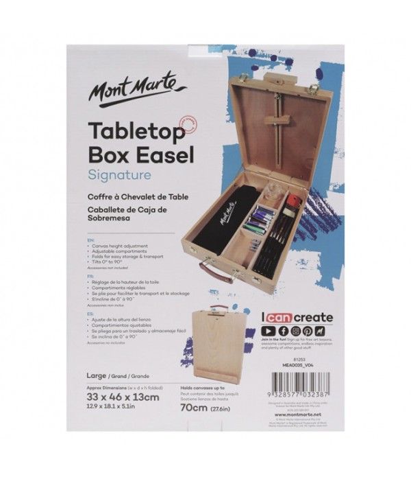 Şevalet Tabletop Box 70 cm