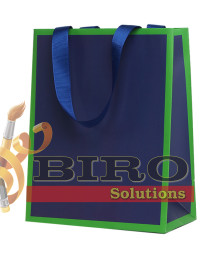 Pungă de cadouri orizontală mare, 54x44x16 cm, set 12 bucăți (mix)