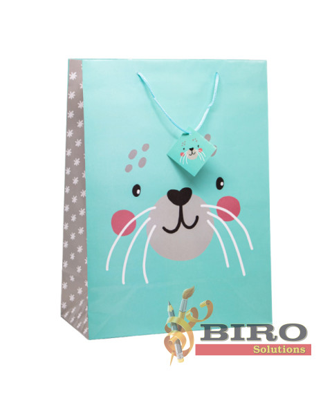 Pungă pentru cadouri (XLW), 33x45,7x17 cm, set 24 bucăți (mix), art. TG-45