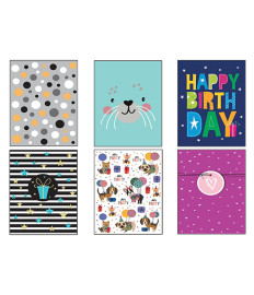 Pungă pentru cadouri (XLW), 33x45,7x17 cm, set 24 bucăți (mix), art. TG-45