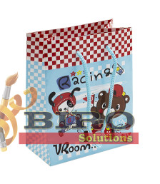 Pungă cadou (S), 11,3x14,3x5,6 cm, mix culori